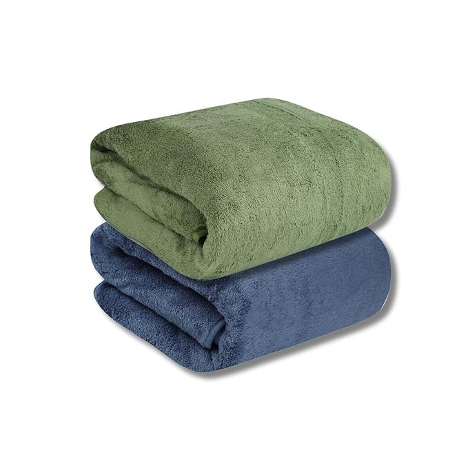 Microfiber Bath Towels 70 × 140 cm – Pack of 2 | Soft, Quick Dry & Highly Absorbent Towels for Men & Women - Image 8