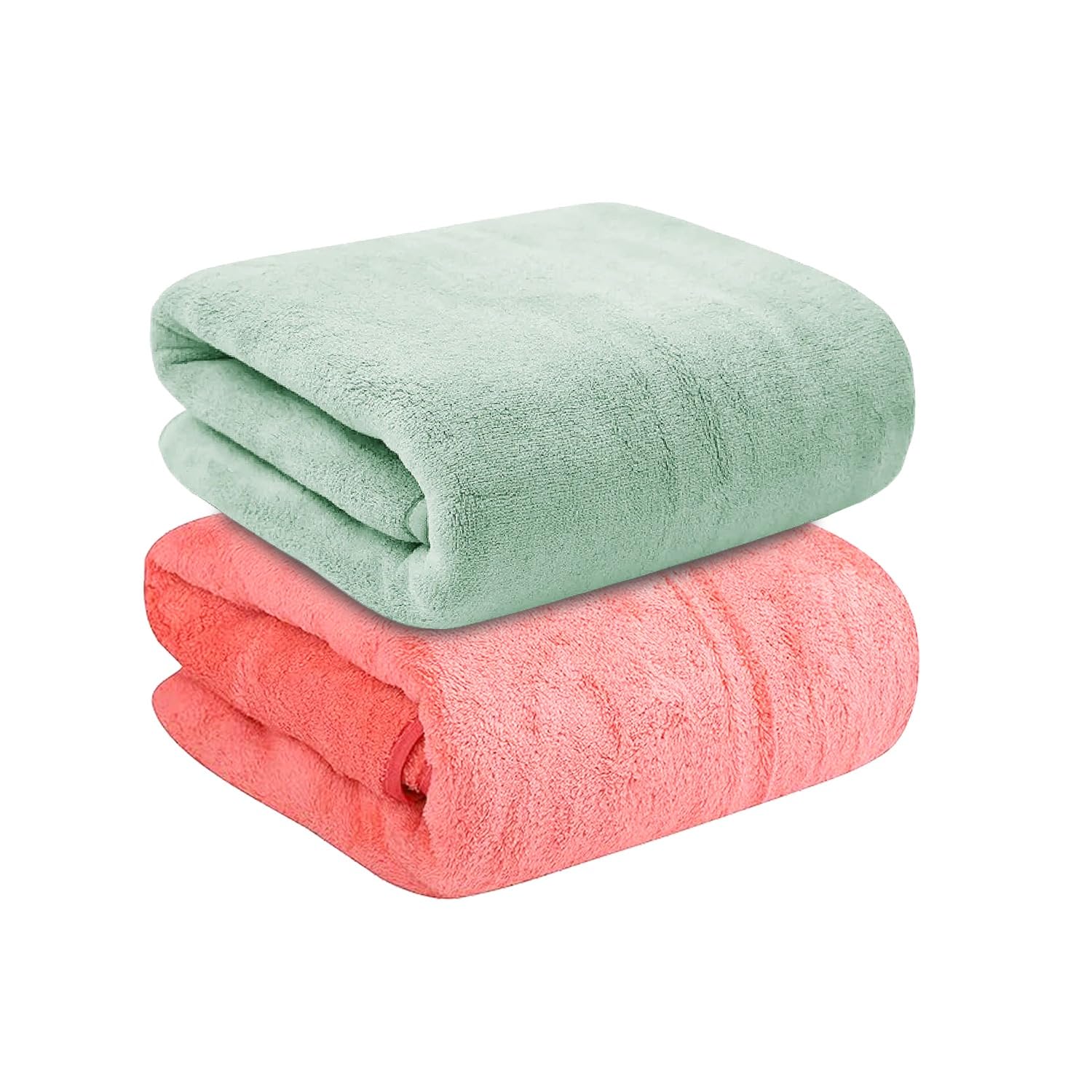 Microfiber Bath Towels 70 × 140 cm – Pack of 2 | Soft, Quick Dry & Highly Absorbent Towels for Men & Women - Image 5