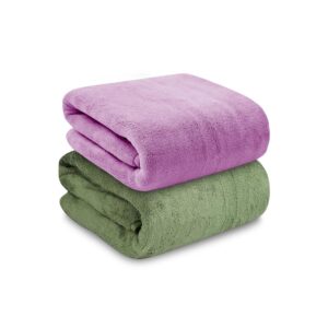 Microfiber Bath Towels 70 × 140 cm – Pack of 2 | Soft, Quick Dry & Highly Absorbent Towels for Men & Women