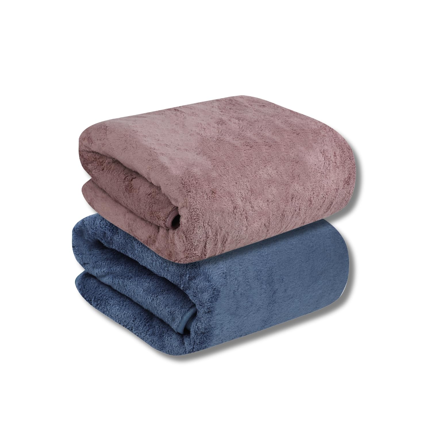 Microfiber Bath Towels 70 × 140 cm – Pack of 2 | Soft, Quick Dry & Highly Absorbent Towels for Men & Women - Image 2